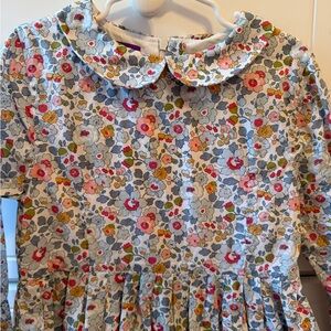 Liberty of London girls long sleeve floral dress size 6